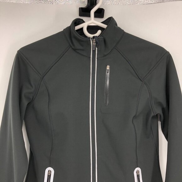 NEW BALANCE Black Performance Sport Windbreaker Zippered Jacket w/ Pockets  SP - Picture 5 of 16